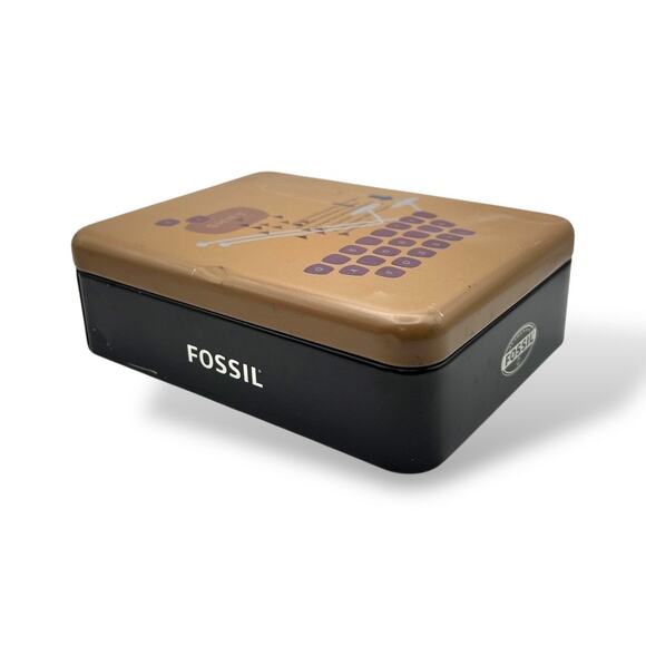 Vintage 2006 Authentic Fossil Shift Computer Watch Tin - Picture 2 of 4